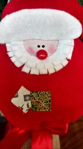 NEU 12er Set Weihnachtsmann Leckerbissentasche Geschenkkartenhalter Ornament Klassenzimmer Lehrer - Bild 1 von 4