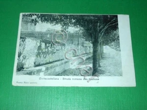 Cartolina Civita Castellana - Strada romana con bastione 1906 - Picture 1 of 1