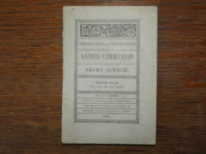 preparation et action de grace pour sainte communion dans esprit saint ignace - Picture 1 of 1