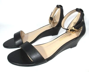 Women Ankle Strap Open Toe Low Heel Summer Casual Dress Wedge Sandals - Picture 1 of 5