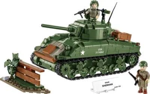 M4A1 Sherman modelo tanque ladrillo - COBI 3126 - 663 ladrillos - Imagen 1 de 14