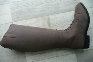 size 8 long leather riding boots - Picture 1 of 6