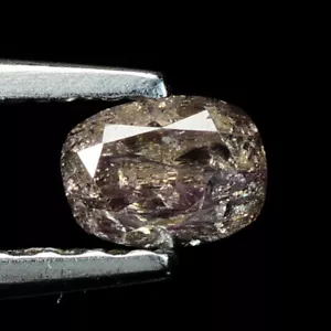 Diamante Rosa Non Riscaldato 0,17 Ct Forma Ovale Extra Ordinaria (3 x 2 mm) 100% Naturale - Foto 1 di 3