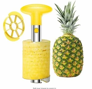 SameTech Easy Kitchen Tool Stainless Steel Fruit Pineapple Peeler Corer Slicer - Picture 1 of 7