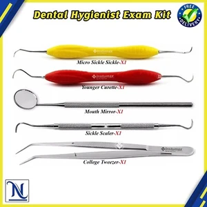 Dentistas Selección de Diagnóstico Sondas Escaladores Juegos Escalador Cepillado Raíz Herramienta Higienista - Imagen 1 de 35
