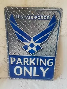 U.S. Air Force Emblem Parking Only Sign 12" x 8" new - Picture 1 of 4