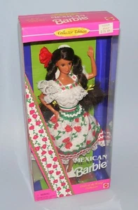 MATTEL #14449 MEXICAN BARBIE VINTAGE 1995 NRFB MINT CONDITION IN SEALED BOX - Picture 1 of 6
