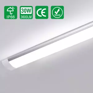 3FT LED Strip Light Batten Tube Light Cool White Office Shop Garage Ceiling Lamp - Picture 1 of 12