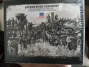 Seltene Golden Spike Zeremonie 200-teiliges Puzzle Union Pacific brandneu - Bild 1 von 5