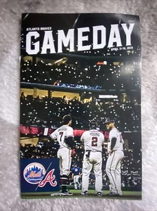 Atlanta Braves April 11-14 2019 Gameday Program New York Mets - Picture 1 of 3