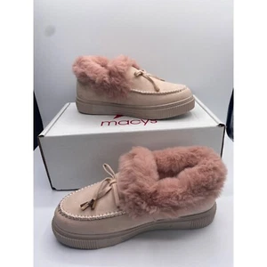 Journee Collection Women's Midnight Faux Fur Moc Slippers Size 9 NIB - Picture 1 of 6