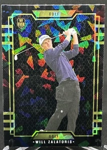 Will Zalatoris 2022 Super Glow 1st Ever Black Cracked Ice #7 - Imagen 1 de 2