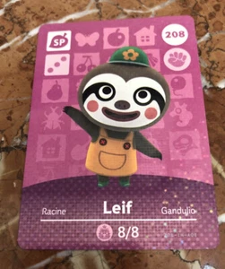 LEIF! Animal Crossing NPC Amiibo Card-Never Scanned! BRAND NEW! SUPER RARE! - Picture 1 of 4