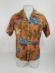 AWESOME JC PENNY STYLED IN CALIFORNIA - VINTAGE HAWAIIAN ALOHA MENS Sm. Shirt - Picture 1 of 5