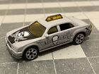 2002 Matchbox "Buried Treasure" Taxi Cab Gray Pirate Skull And Crossbones