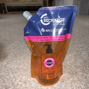 L’Occitane En Provence Rose Liquid Soap Refill Hands and Body 500ml New Sealed - Picture 1 of 2