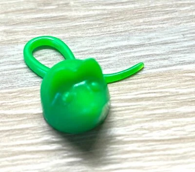 1986 年鼠标陷阱游戏绿色鼠标当令牌替换部件 Milton Bradley — 第 1/4 张图片