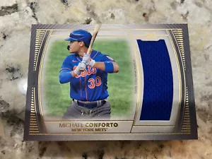 ¡NUEVO! Tarjeta de reliquia jumbo Topps Definitive Michael Conforto 2021 ¡Mets de Nueva York 25/50! - Imagen 1 de 7