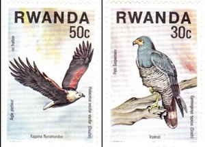 1977 - RWANDA - AVES RAPACES - Imagen 1 de 1