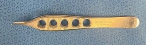 Miltex 6-118XL Adson Tissue Dressing Forceps, Serrated Jaw, Delicate Tips - Picture 1 of 8