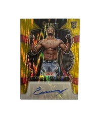 Panini Select 2023 UFC Rookie Signatures Prizim Parallel Flash Gold #02/10
