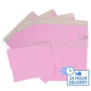 1000 bolsas de correo postales rosas fuertes 12x16" - Imagen 1 de 5