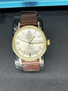 *VINTAGE* 60er Jahre Omega Automatic 10K Gold-Filled Horse Leather Band Herrenuhr - Bild 1 von 11