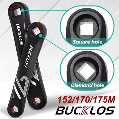 Ebike Crank Arm 152/170/175mm Bike Crankarm Replacement Component Square Spline  - Image 1 of 4