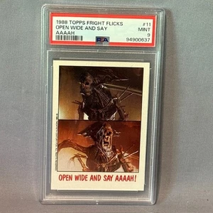 Alien Open Wide #11 Fright Flicks OPC Card 1988 MGM Horror Monster PSA 9 POP 1/1 - Picture 1 of 3