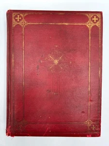 The Holy Bible Catholic Action Edition 1961 Goodwill Publishers Faux Red Leather - Picture 1 of 17