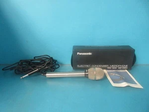 TOLLES VINTAGE PANASONIC ELEKTRET KONDENSATOR MIKROFON MIKROFON WM-1655 IMP 250U - Bild 1 von 13