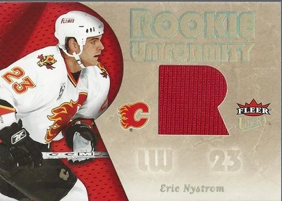 2005-06 Ultra Rookie Uniformity Jerseys #RUEN Eric Nystrom Jersey - HKY - Image 1 of 2