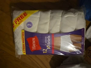 Hanes Damen Slips 12 Paar Größe 7 Neu mit Etikett - Bild 1 von 2