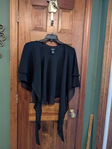 One Size Ladies Shawl Wrap Smoke Free C All Pics 4 Details And Measurements - Picture 1 of 6