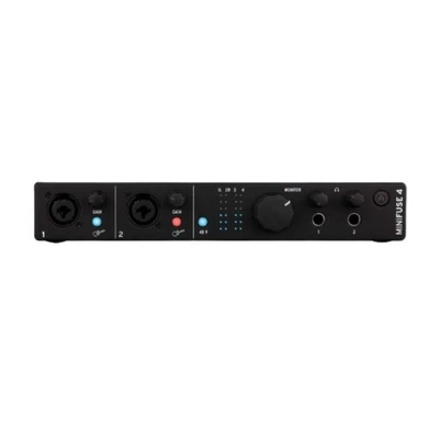 Arturia MiniFuse 4 USB Type-C 4 x 4 Audio Interface Black for Home Studio - Image 1 of 4