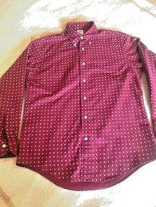 Brooks Brothers Long Sleeve, Regent, Red, Medium, 100% Supima Cotton, Very Nice - Picture 1 of 5