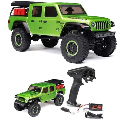 Axial AXI00005V2T3 1/24 SCX24 Jeep JT Gladiator 4WD Rock Crawler Brushed RTR Grn - Image 1 of 4