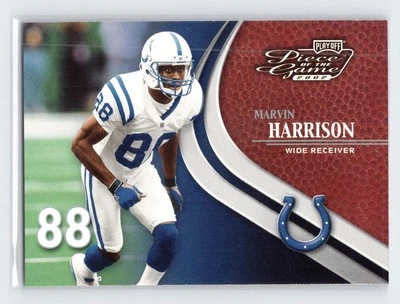 2002 Playoff Piece of the Game #58 Marvin Harrison - Image 1 of 2