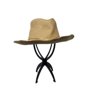 Cappello da sole cowgirl costiera paglia naturale a tesa larga Anthropologies cowboy fiocco marrone chiaro - Foto 1 di 7