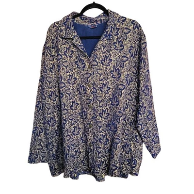 Camisa TIANELLO Steve Barraza tamanho 1 XL arte para usar botão frontal design abstrato - Imagem 1 de 4