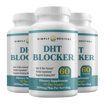 Simply Revival DHT Blocker -Saw Palmetto - Promote Healthy Scalp and Hair Growth - Bild 1 von 4