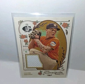 2024 Topps Allen & Ginter - Relic Card - Hunter Brown #AGR-HB  - Bild 1 von 3