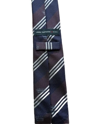 John Varvatos Men's 100% Silk Multicolored Neck Tie Made In USA - Image 1 of 4