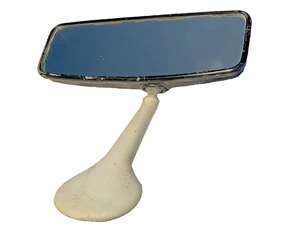 1970 VW Bug Beetle OEM Rear View Mirror White - Picture 1 of 7