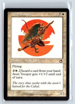 AVEN TROOPER - Torment – MTG Magic the Gathering Card - Common - Image 1 of 4