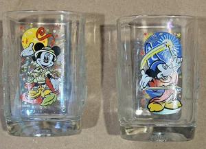 Vintage 2000 Disney Mickey Mouse McDonalds - Set of 2 - Epcot + Animal Kingdom - Picture 1 of 6