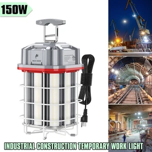 150W LED Temporary Work Light Industrial Construction High Bay Linkable Lamp ETL - Picture 1 of 7
