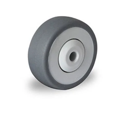 DER ROLLENDE SHOP Einbaurad 50 mm Apparaterolle TPE Kugellager