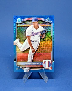 Bowman 2025 - Chrome Prospects Winston Santos #BCP-121 refractor Blue Mojo/175 - Imagen 1 de 2