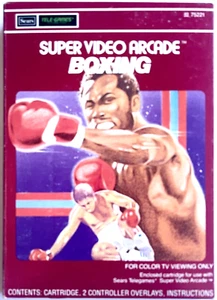 SUPER VIDEO ARCADE "BOXEO" SEARS TELEGAMES INTELLIVSION MANUAL SUPERPUESTO COMPLETO - Imagen 1 de 3